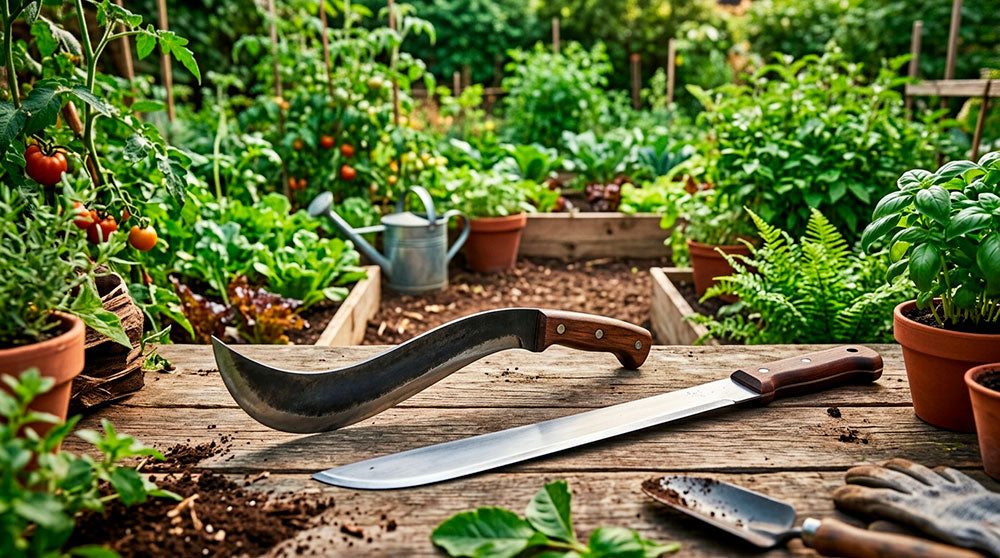 Diferencias entre machete curvo y recto: ¿Cuál elegir para tu jardín?
