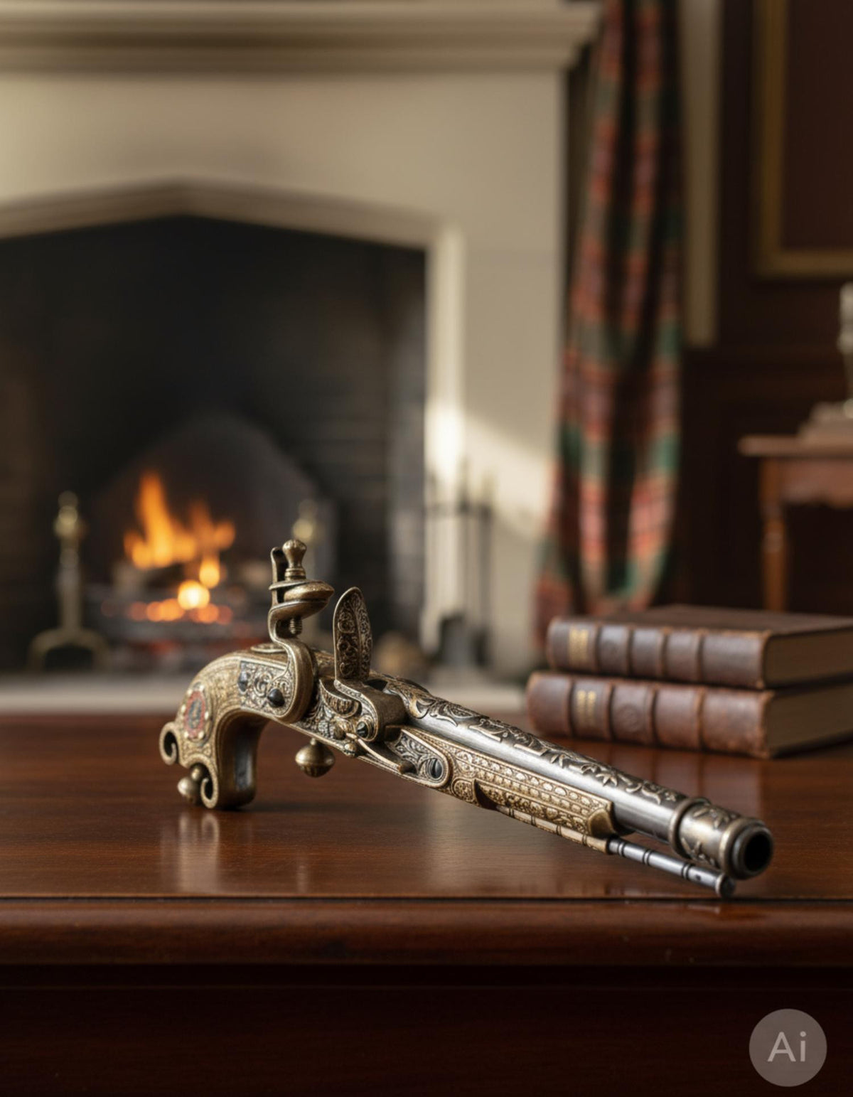 Pistola de pedernal, Escocia 1760