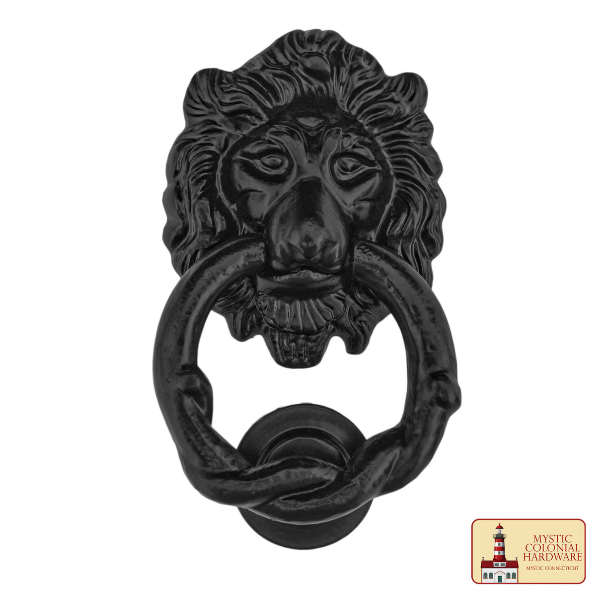 Aldaba de puerta león forjado a mano artesanal