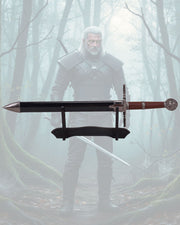 Réplica mini espada Geralt The Witcher con soporte