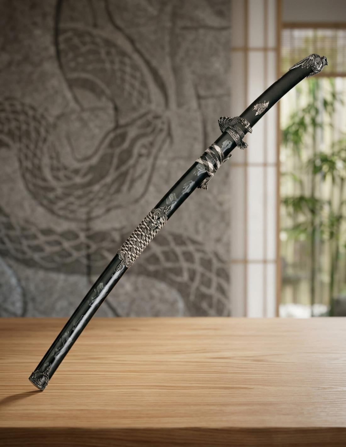 Katana serpiente negra_IA
