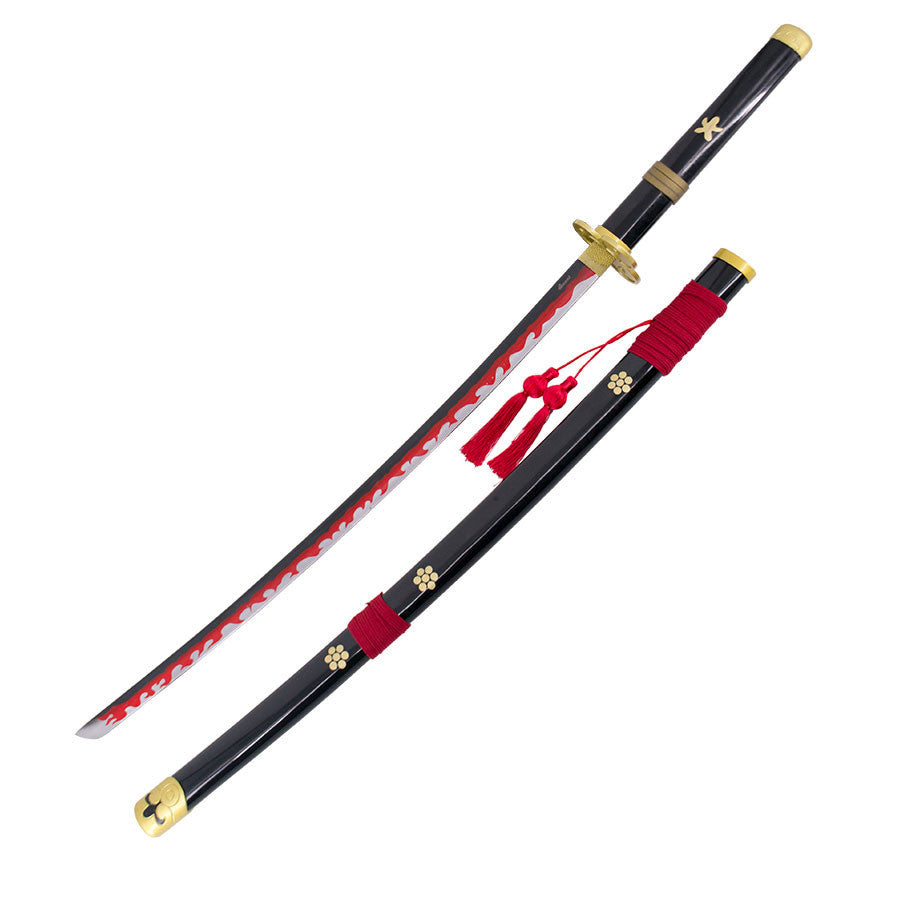 Pack Katanas Enma de One Piece más stand de pared