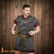 Cota de malla Lorica Hamata romana acero 9mm