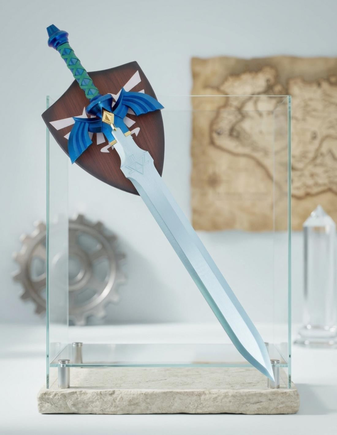 Espada No oficial Legend of Zelda dos hojas, reacondicionada