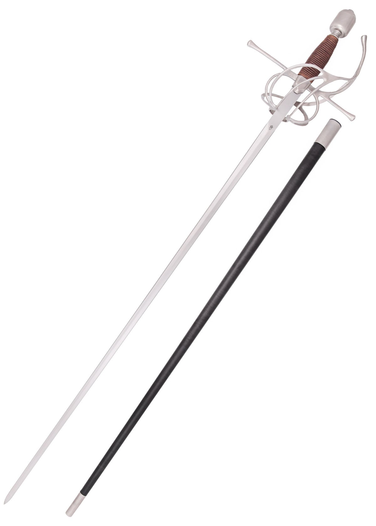 Espada ropera de lazo Kings Arms, acabado pulido