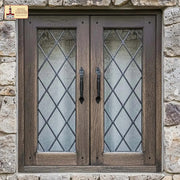 Set de 2 tiradores rusticos para puerta en hierro forjado
