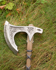 Hacha vikinga larga para LARP modelo Olporter