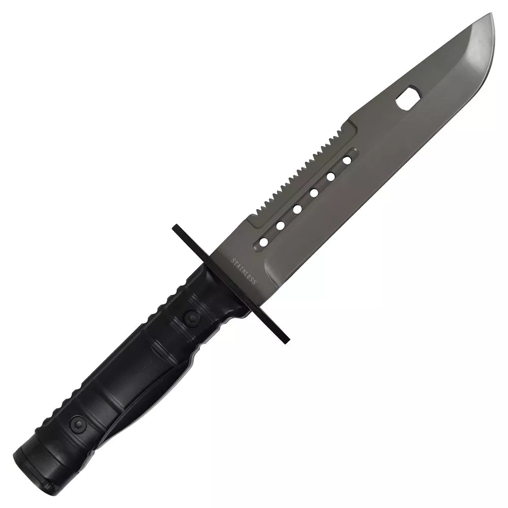Cuchillo supervivencia con funda (30,7 cm.)