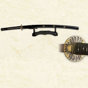 Set katana vaina madera y expositor