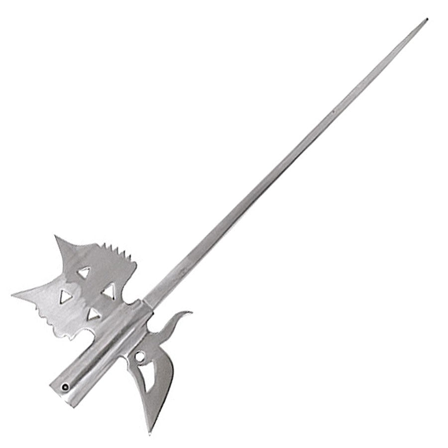 Cabeza medieval de Alabarda Inglesa con alas