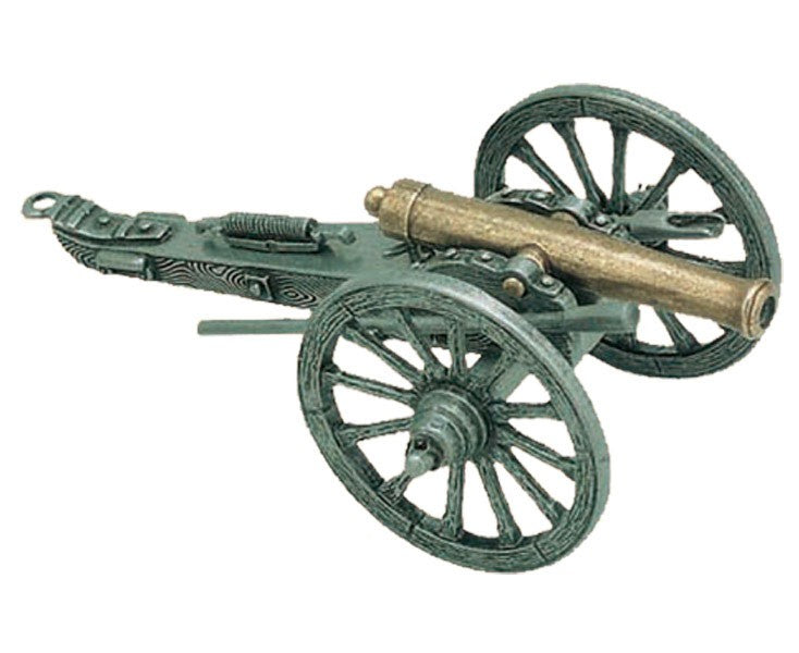 Cañón utilizado en la guerra civil EUA, 1861 (19 cms.)
