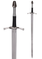 Espada Medieval-Renacimiento larga con anilla y vaina, S. XV