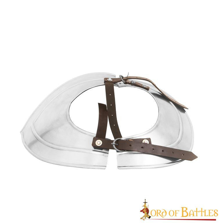 Gorjal medieval simple en acero dulce