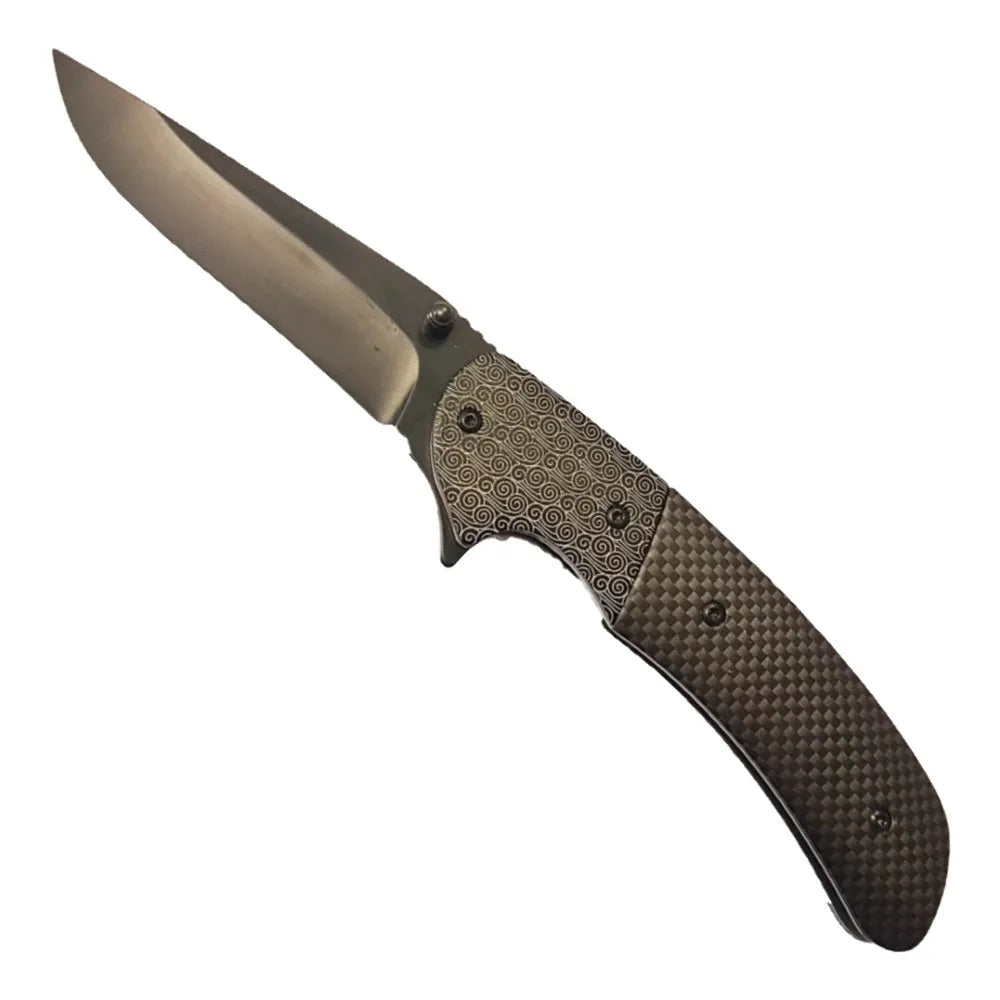 Navaja de bolsillo SCK empuñadura aluminio (20 cm.)
