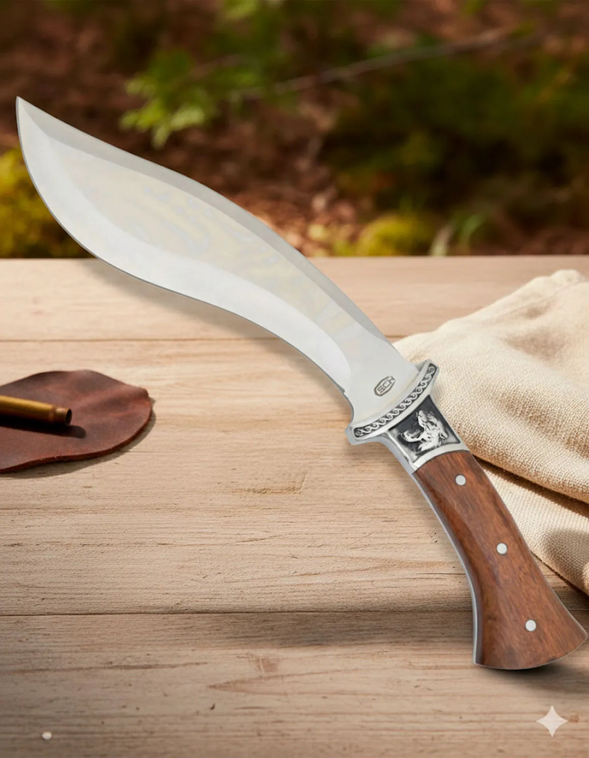 Cuchillo de caza SCK tipo kukri (33,5 cm.)_IA