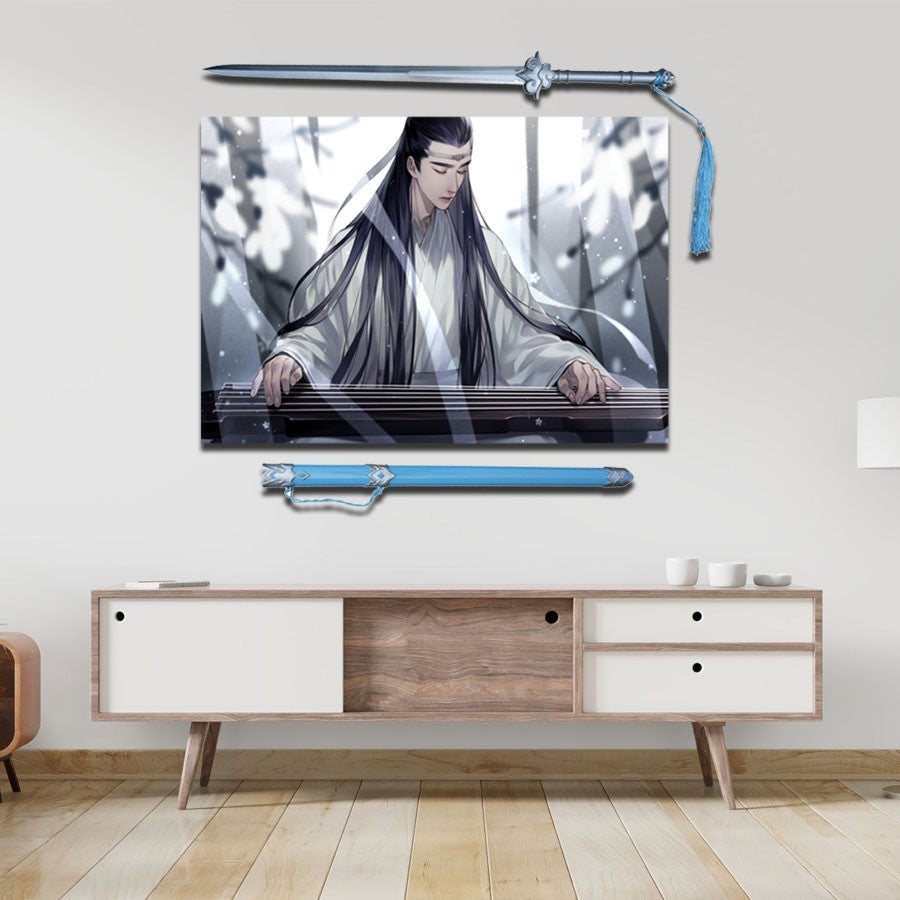 Pack estandarte + Espada Lan Wangji De Mo Dao Zu Shi