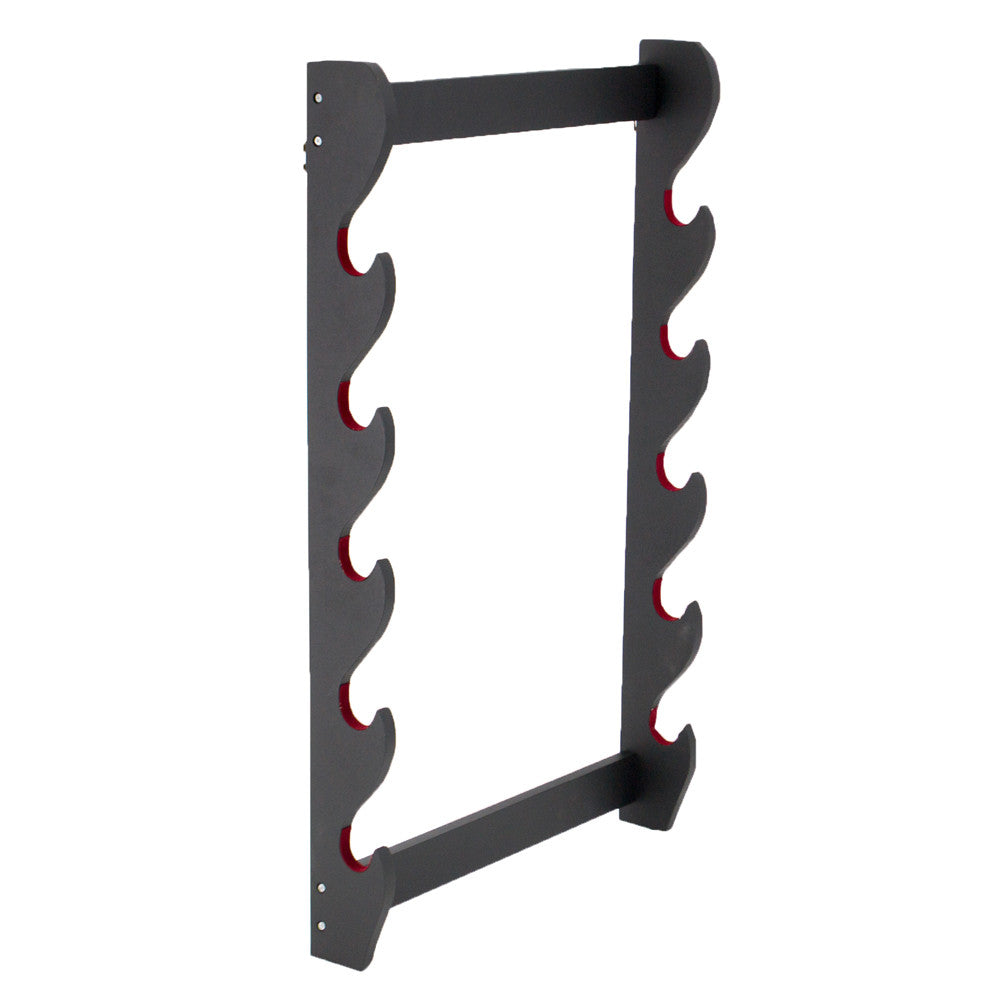 Soporte de pared para 5 katanas