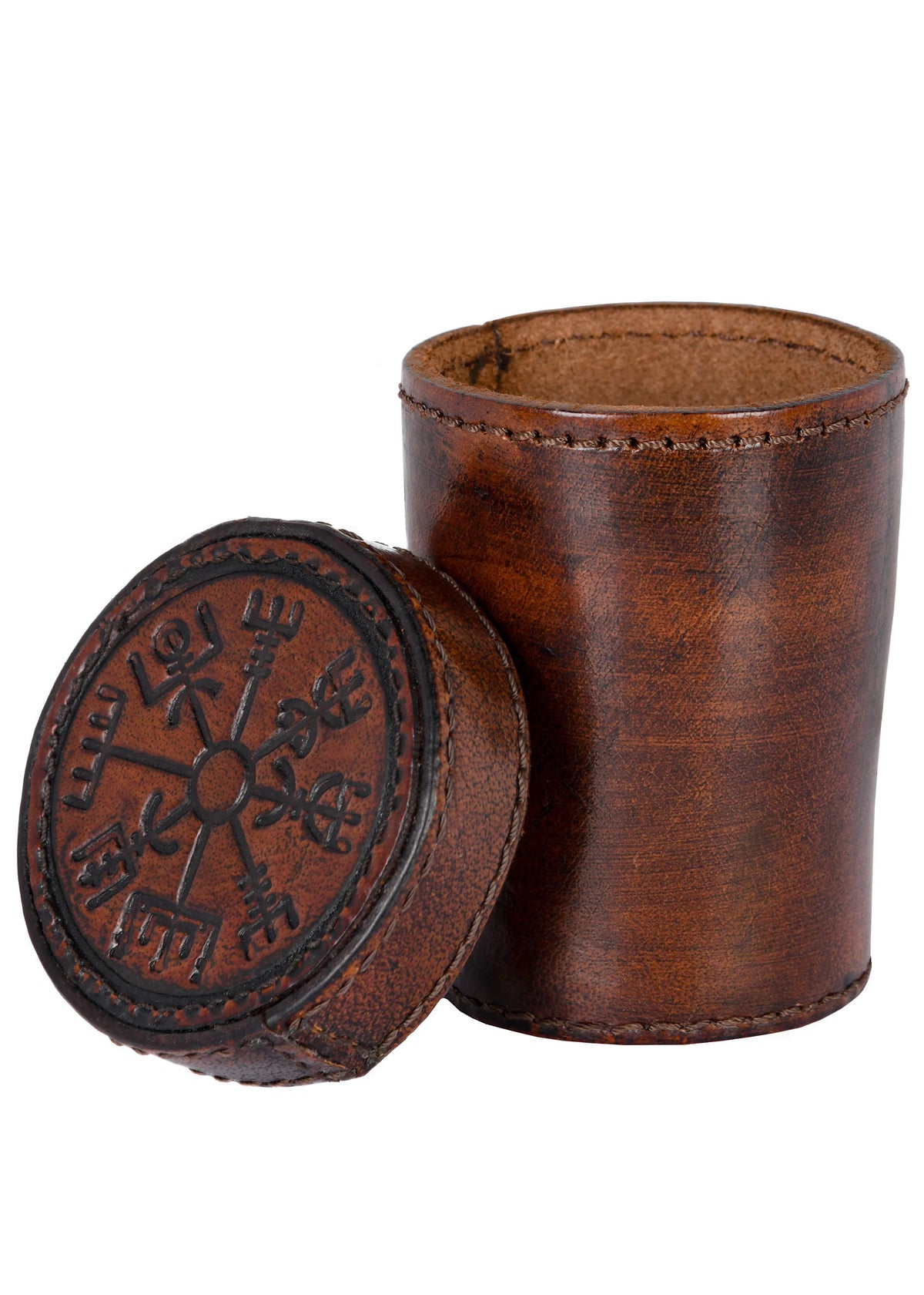Cubilete celta Vegvisir para jugar a los dados