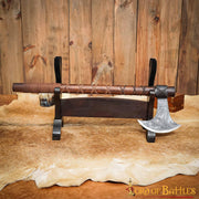 Expositor de sobremesa para 2 katanas, espadas o hachas