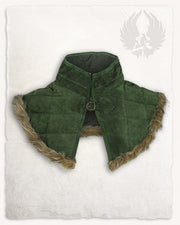 Gorjal medieval Nimue en ante - Verde Oliva