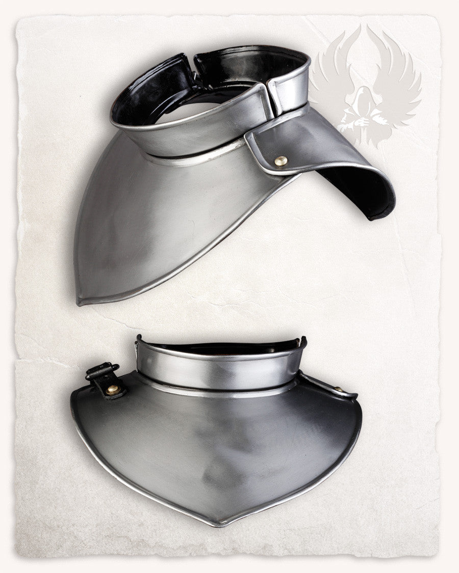 Gorjal medieval Lucas en acero