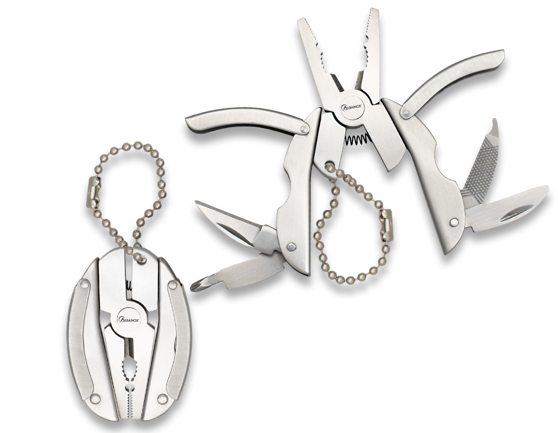 Mini Alicate llavero multiusos acero (7,5 cm.)