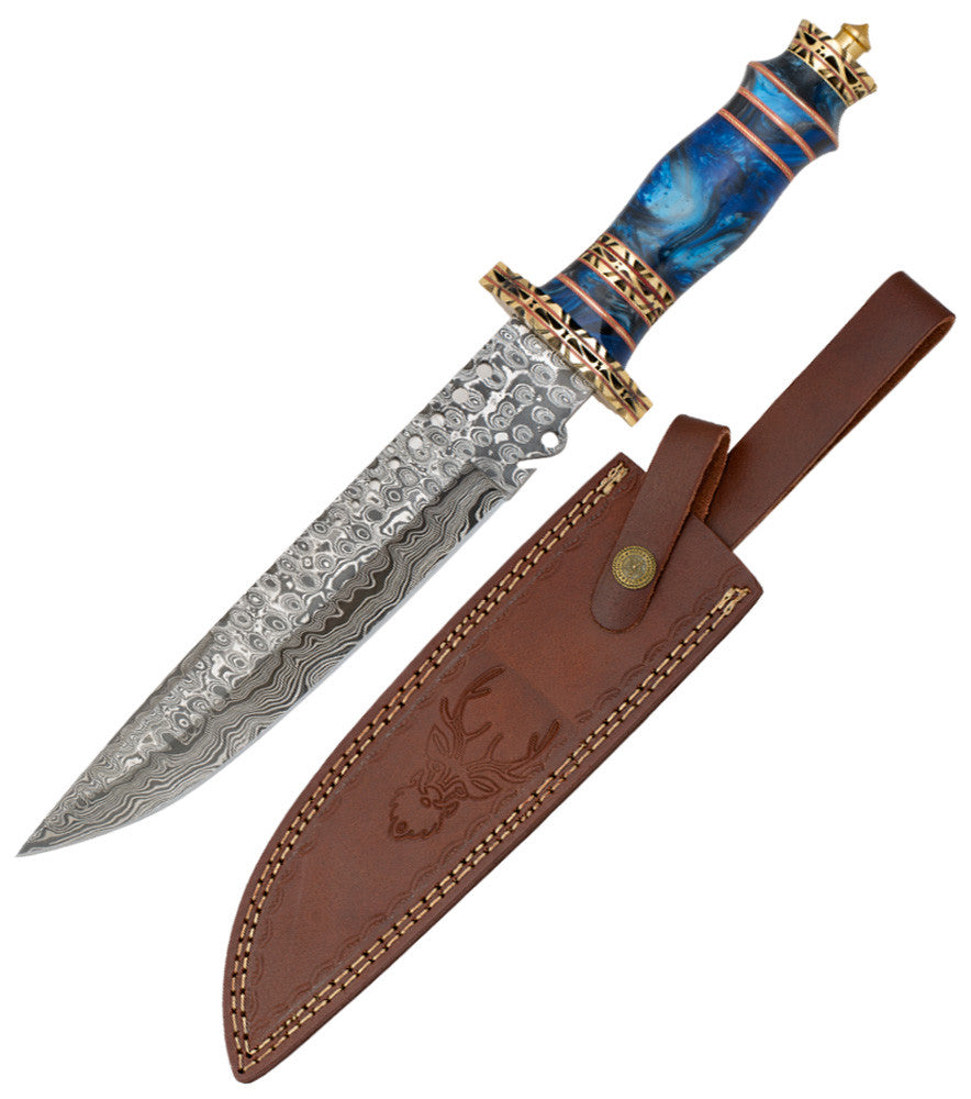 Cuchillo deportivo Albainox Fantasy Blue (37,50 cm.)
