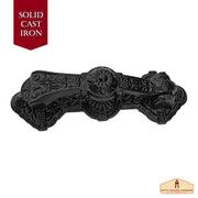 Aldaba medieval hierro forjado modelo clásico (24 cm.)