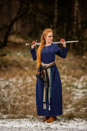 Vestido Vikingo mujer Helga en azul