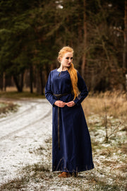 Vestido Vikingo mujer Helga en azul