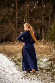 Vestido Vikingo mujer Helga en azul