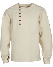 Camisa medieval algodón modelo Tymond, color natural