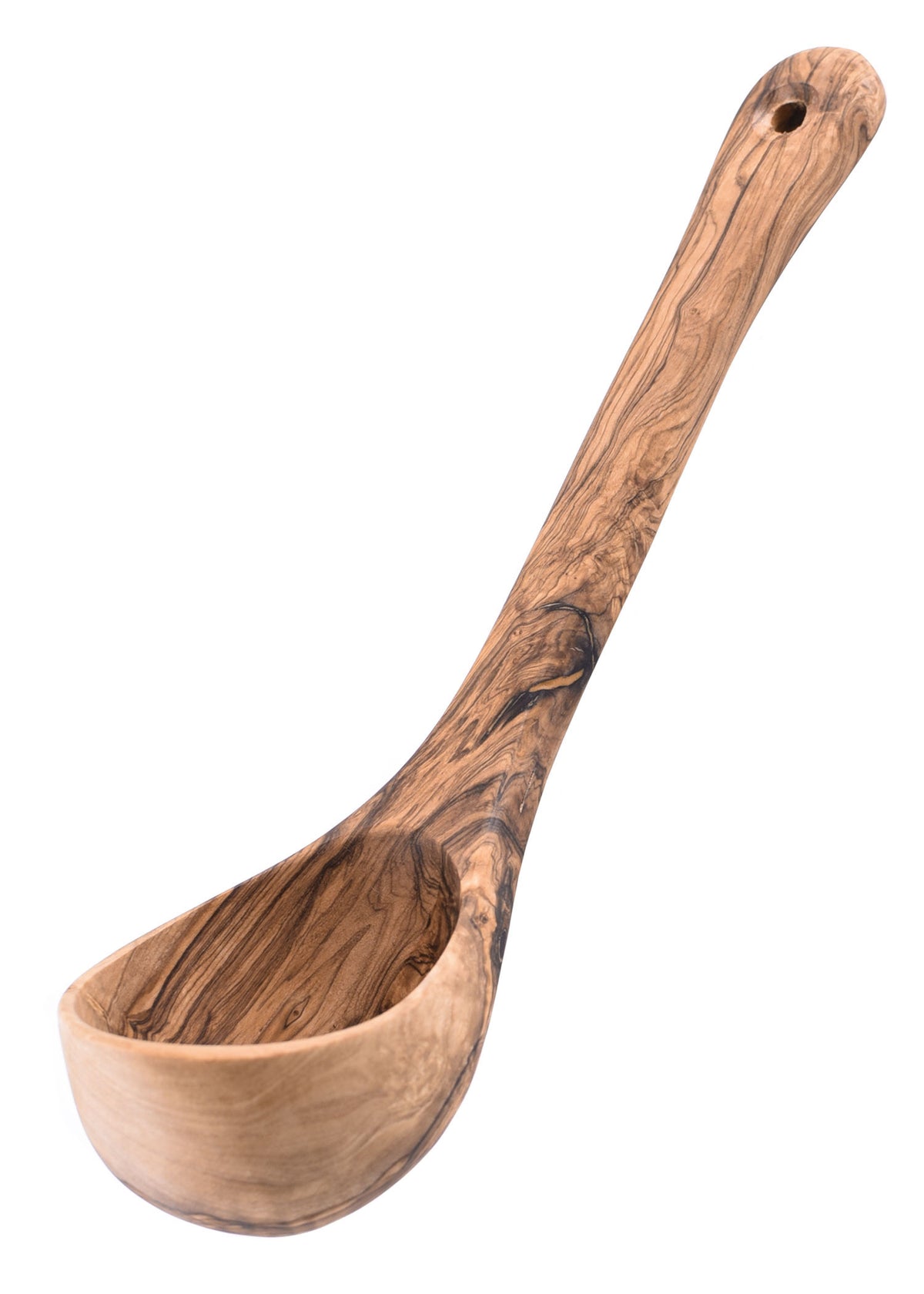 Cucharón de madera de olivo, aprox. 26 cm
