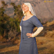 Vestido medieval campesina Siglos XIV-XV modelo Kirtle